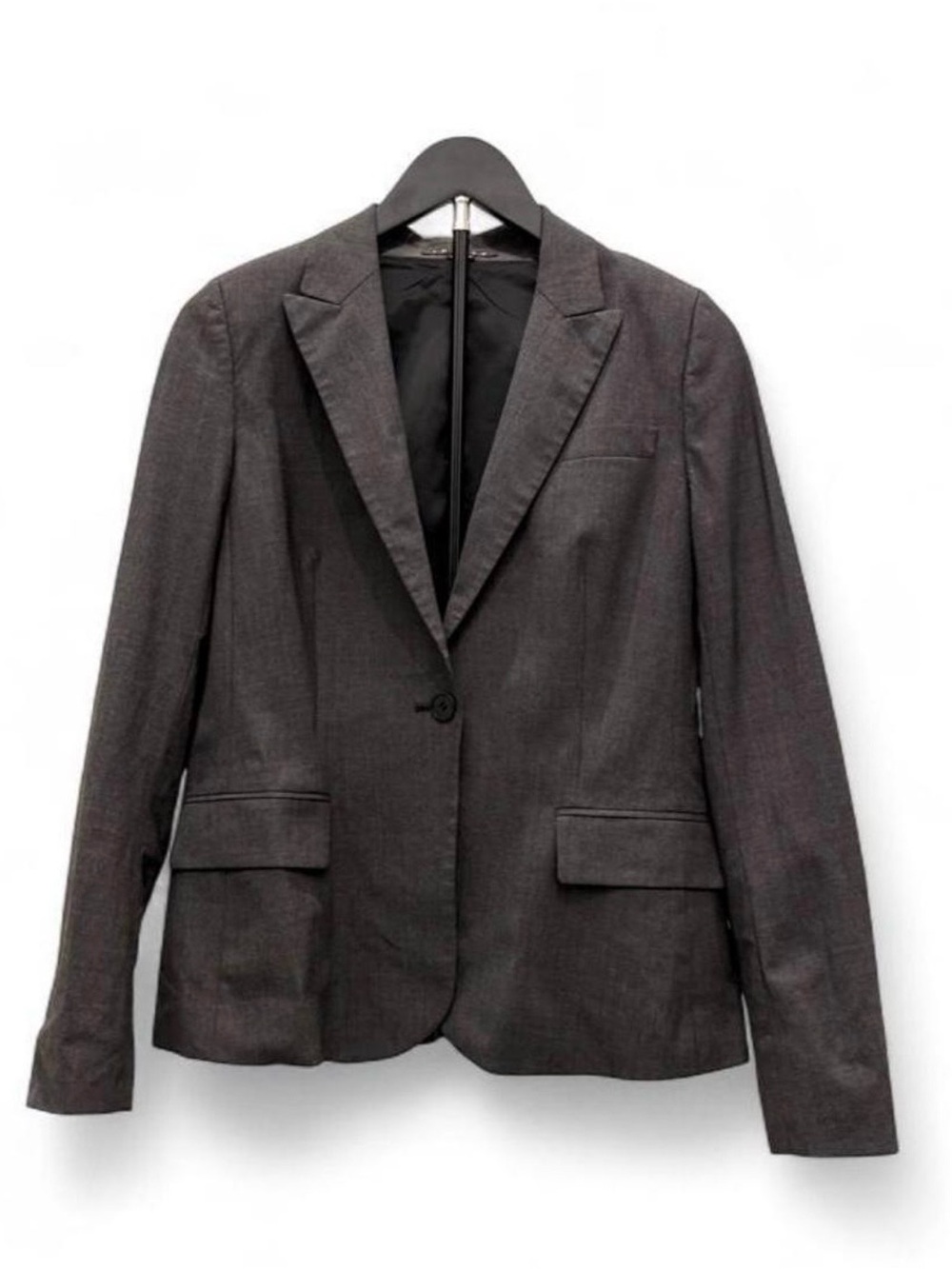 Theory Women's Charcoal Single-Button Blazer
